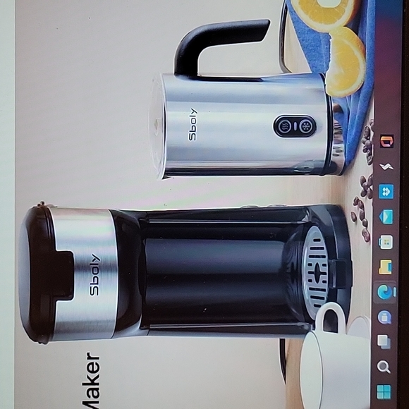 sboly Kitchen Sboly Kcup Ground Machine With Auto Milk Frother
